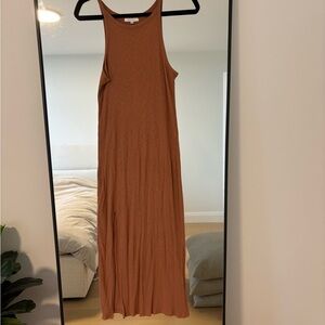 Z Supply Sleeveless Tan Maxi Dress